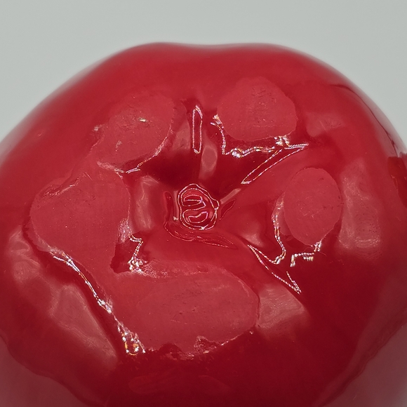 Small Teapot "Orchard In Bloom" Red Apple Ceramic Floral Cottagecore - Picture 7 of 13